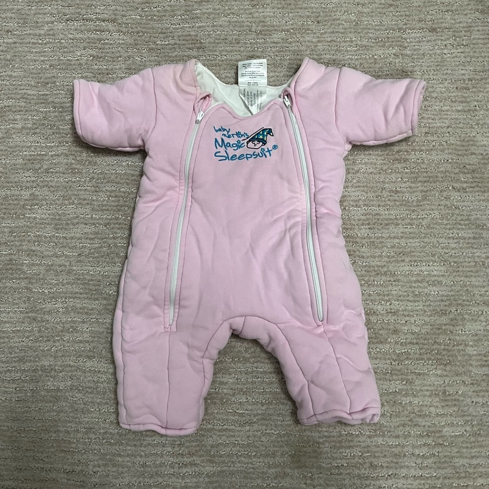 MAGIC MERLIN Sleepsuit Pink Small